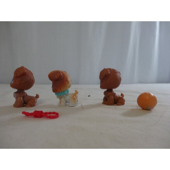 Littlest Pet Shop LPS Playful Puppies Poodle Dogs #37 #38 #39 accessories - Picture 11 of 11